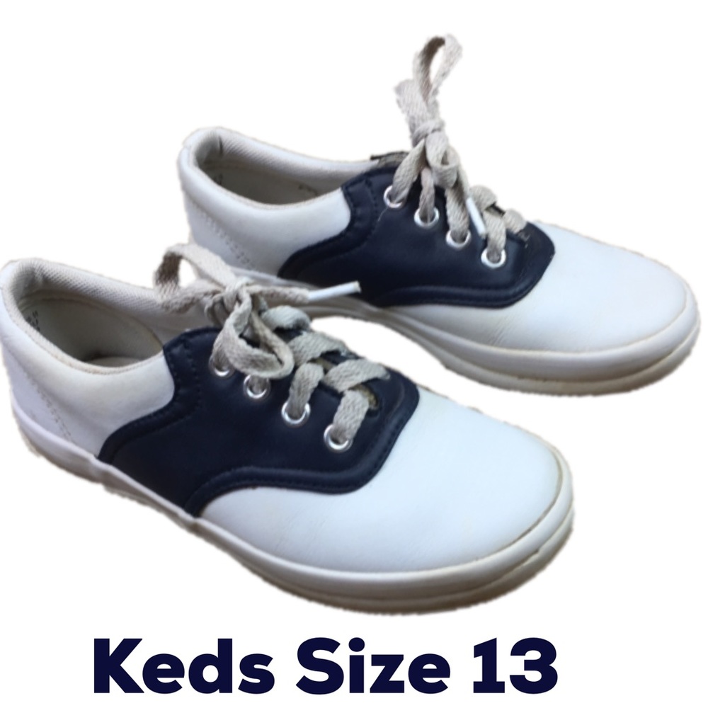 Keds Navy White School Days II Shoes